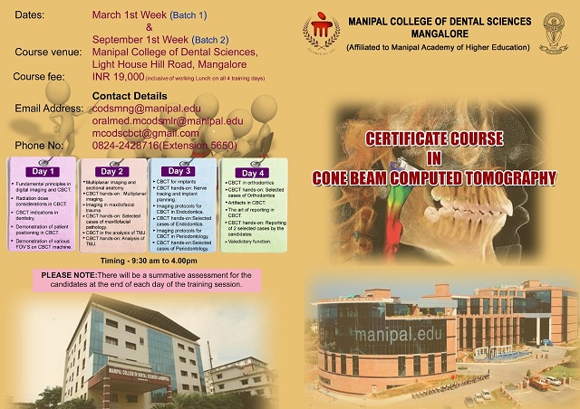 ɳ CBCT Certificate Course