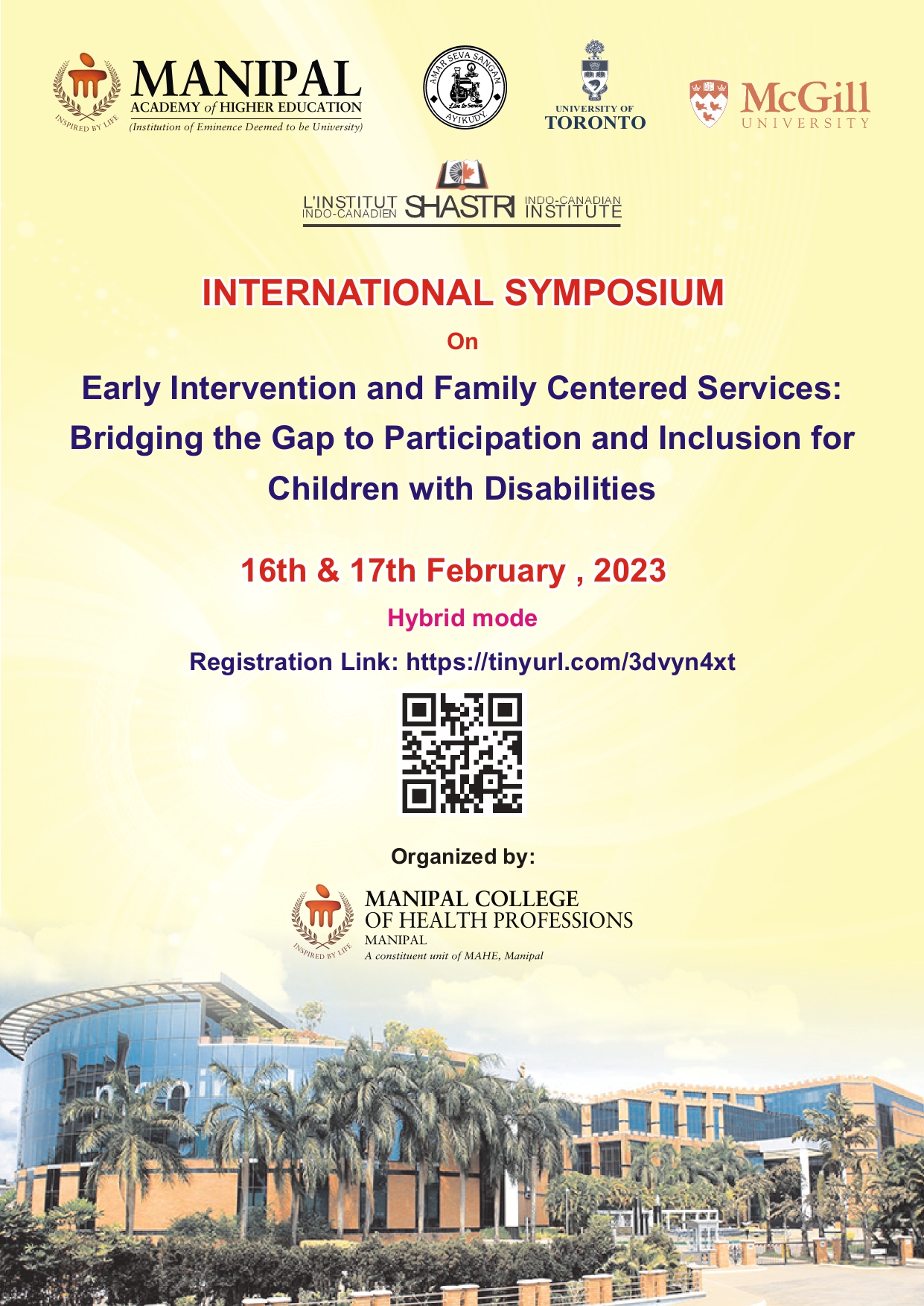 Indo Canadian ɳ Symposium on Early Intervention and Family Centered Services