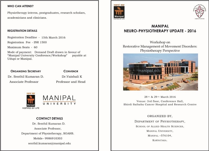 ɳ Neurophysiotherapy Update 2016
