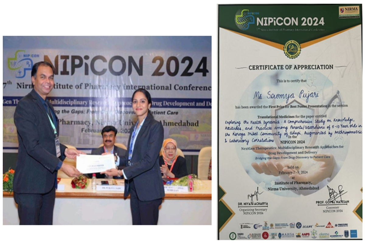 NIPiCON 2024 Best Paper Award Bagged by Mrs. Soumya Pujari